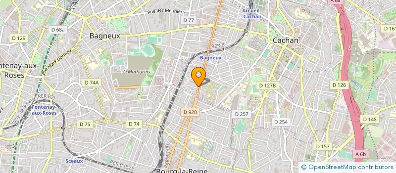 localisation de l'entreprise EXO AM à BAGNEUX