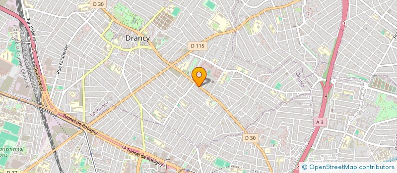 localisation de l'entreprise EXO - BEAUTE à DRANCY