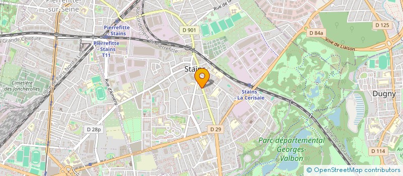 localisation de l'entreprise EXO-BIO FRANCE à VILLETANEUSE
