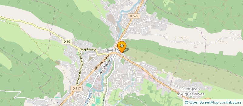 localisation de l'entreprise EXO BIO LABORATOIRE à LAVELANET