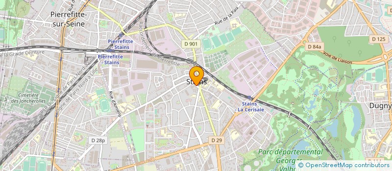 localisation de l'entreprise EXO CARNOT à STAINS