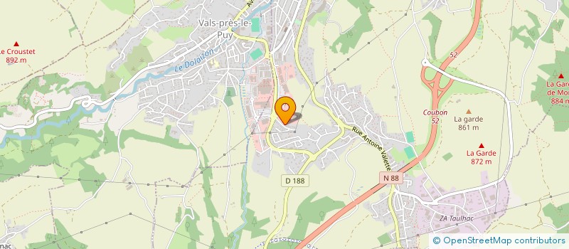 localisation de l'entreprise EXO DECO à LE PUY EN VELAY