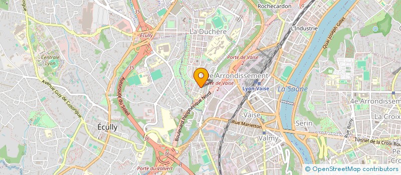 localisation de l'entreprise EXO-DOM  LYON