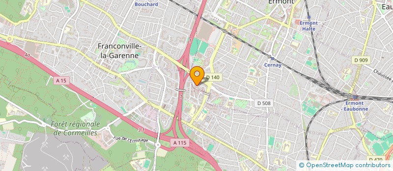 localisation de l'entreprise EXO EMMA SARL  ERMONT