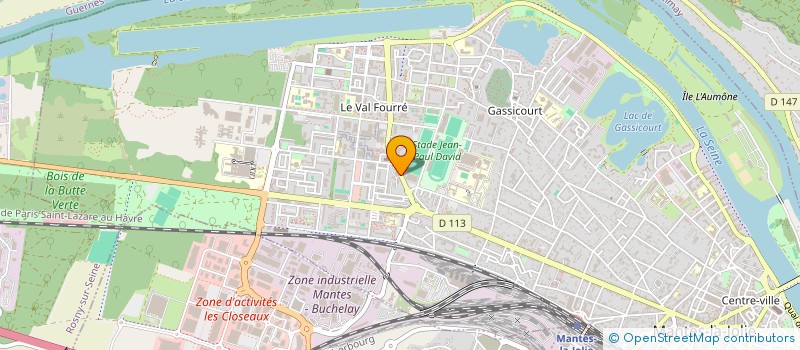 localisation de l'entreprise EXO EQUIPEMENTS  MANTES-LA-JOLIE