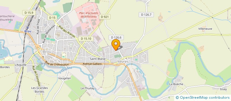 localisation de l'entreprise EXO-EVENTS  YEVRES