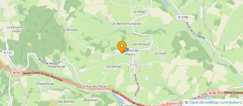 localisation de l'entreprise EXO-FAUNA  TRIVY