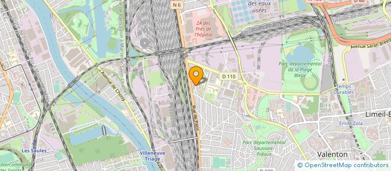 localisation de l'entreprise EXO-IMPEX à VILLENEUVE-SAINT-GEORGES