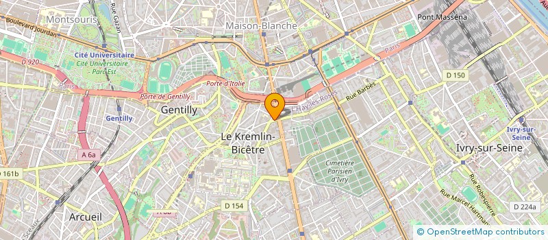 localisation de l'entreprise EXO KB à LE KREMLIN-BICETRE