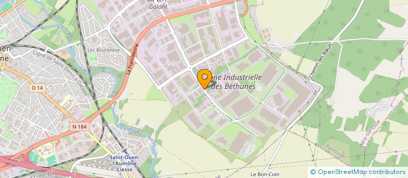 localisation de l'entreprise EXO LOGISTIQUE à SAINT-OUEN-L'AUMONE