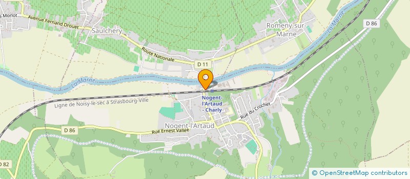 localisation de l'entreprise EXO NOGENT  NOGENT-L'ARTAUD