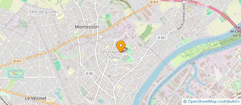 localisation de l'entreprise EXO SUVEJITH  CHATOU