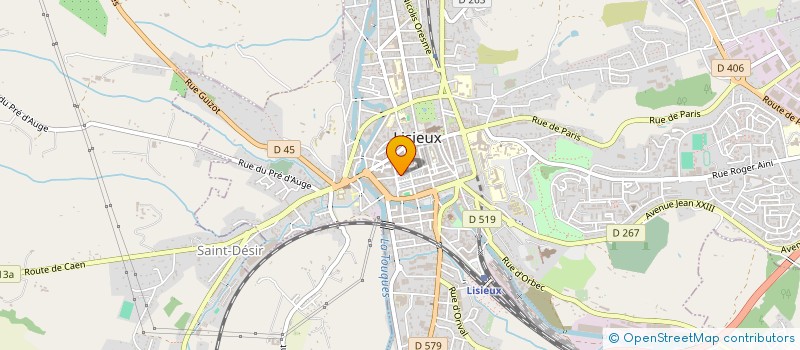 localisation de l'entreprise EXO-TIF à LISIEUX