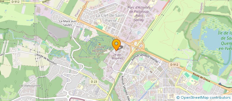 localisation de l'entreprise EXO7 SERVICES  TRAPPES