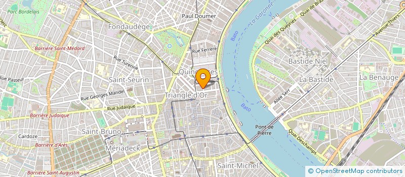 localisation de l'entreprise EXOAU IMMOBILIER à BORDEAUX