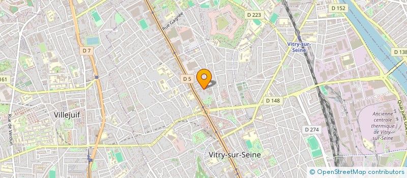 localisation de l'entreprise EXOBIOLOGIE à VITRY-SUR-SEINE
