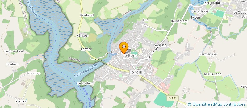 localisation de l'entreprise EXOBONO à LE BONO