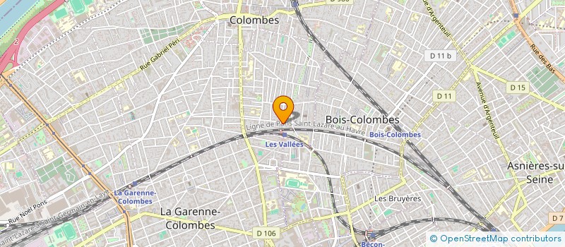 localisation de l'entreprise EXOBURO à COLOMBES