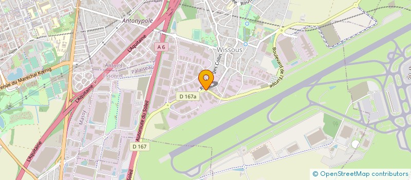localisation de l'entreprise EXOCAT à WISSOUS