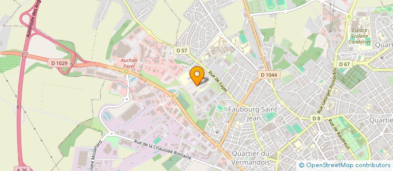 localisation de l'entreprise EXOCER  SAINT-QUENTIN