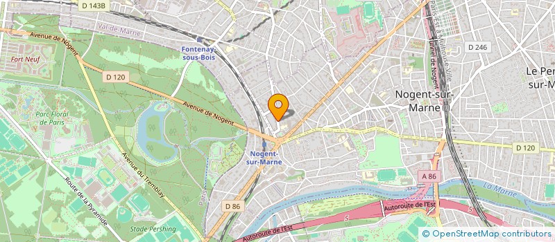 localisation de l'entreprise EXOCET 24  NOGENT-SUR-MARNE
