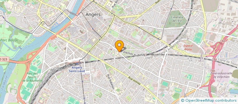 localisation de l'entreprise EXOCET  ANGERS