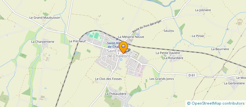 localisation de l'entreprise EXOCET-CLUB DE PLONGEE à SAINT-HILAIRE-DE-CHALEONS