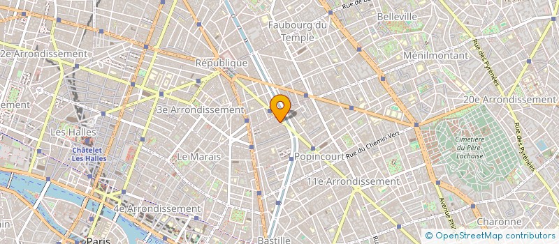localisation de l'entreprise EXOCET FORMATION à PARIS