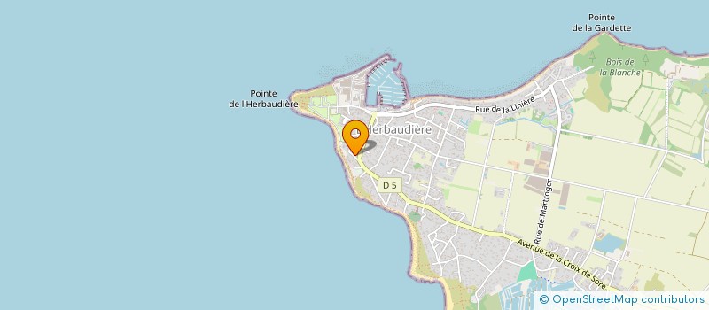 localisation de l'entreprise EXOCET I  NOIRMOUTIER-EN-L'ILE
