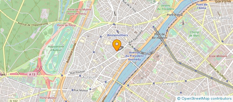 localisation de l'entreprise EXOCET VOYAGES à PARIS