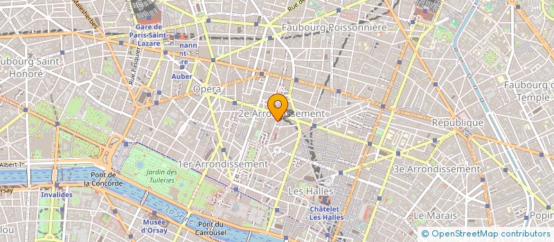 localisation de l'entreprise EXOCHEMS à PARIS