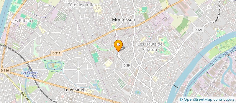 localisation de l'entreprise EXOCLIM à CHATOU