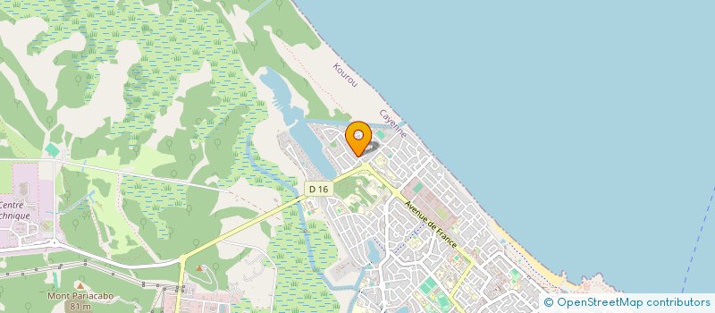 localisation de l'entreprise EXOCOP  CAYENNE