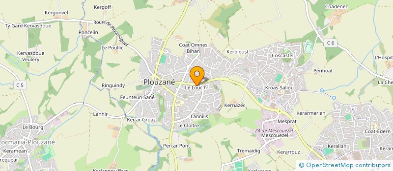 localisation de l'entreprise EXOCRAFT à PLOUZANE