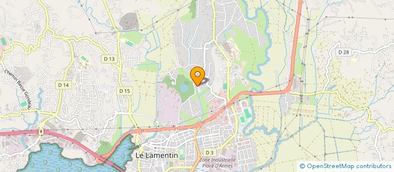 localisation de l'entreprise EXODATA CARAIBES  LE LAMENTIN