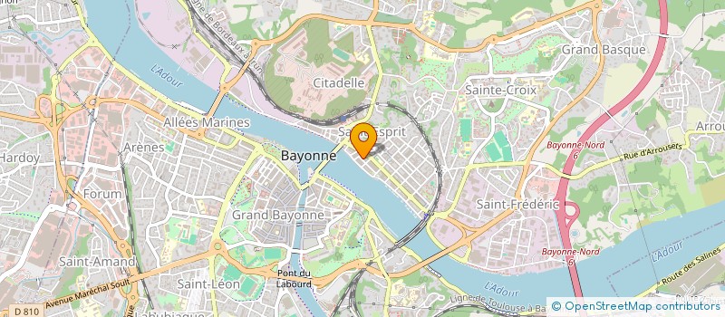localisation de l'entreprise EXODE à BAYONNE