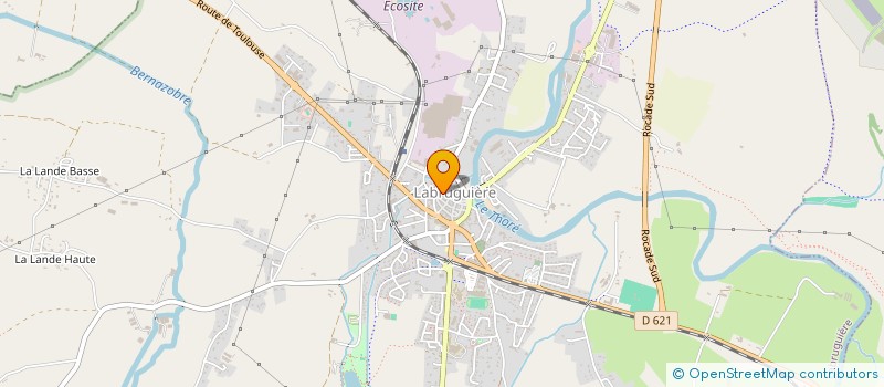 localisation de l'entreprise EXODE BOURBON  LABRUGUIERE