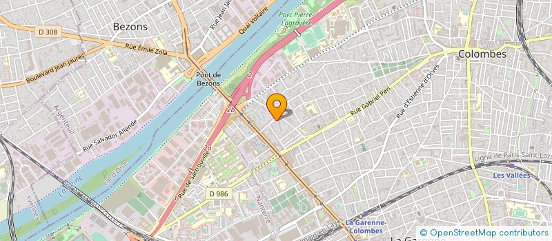 localisation de l'entreprise EXODEEN IMPORT EXPORT à COLOMBES