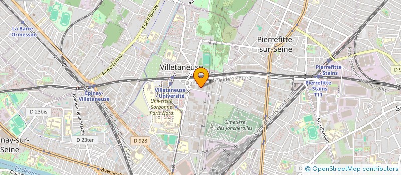 localisation de l'entreprise EXODENIS à VILLETANEUSE