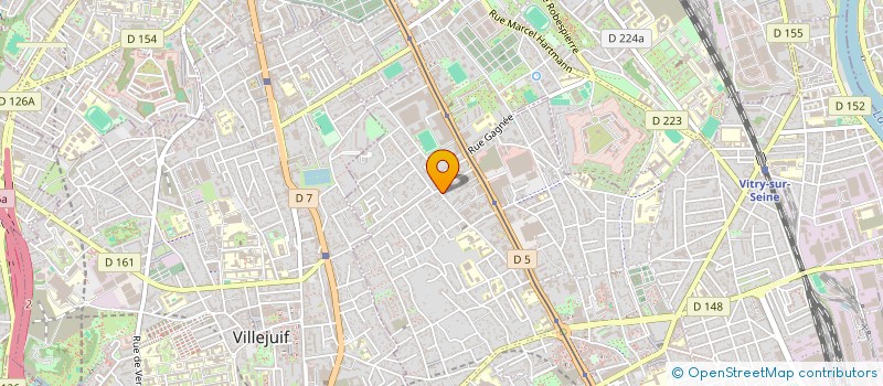 localisation de l'entreprise EXODRIVE à VITRY-SUR-SEINE