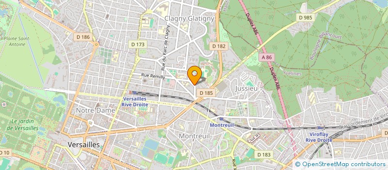 localisation de l'entreprise EXODUS 2021 à VERSAILLES