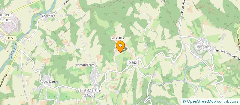 localisation de l'entreprise EXODUS  SAINT-MARTIN-D'AOUT