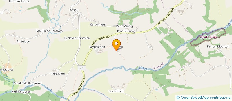 localisation de l'entreprise EXODUS  LANDUDAL