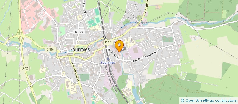 localisation de l'entreprise EXODUS  FOURMIES