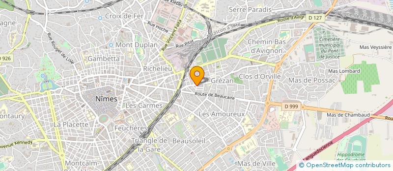 localisation de l'entreprise EXODUS'S  NIMES