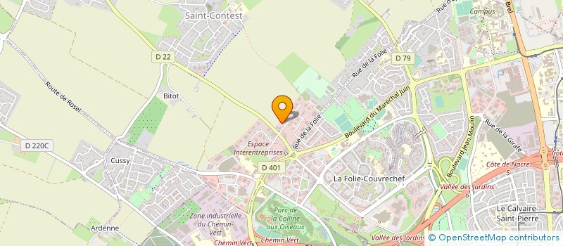 localisation de l'entreprise EXOFOOD à SAINT-CONTEST