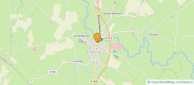 localisation de l'entreprise EXOFORGE à ETRŒUNGT