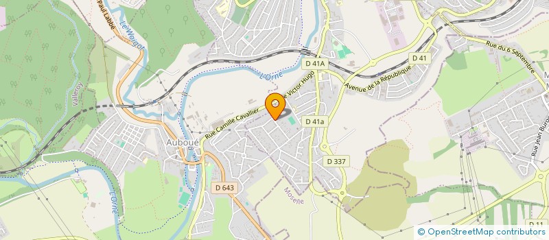 localisation de l'entreprise EXOGENE ARCHITECTURE  MONTIGNY-LES-METZ