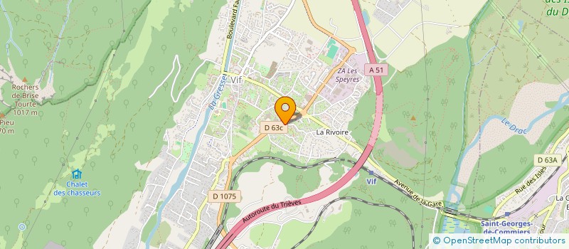 localisation de l'entreprise EXOHSI  GRENOBLE