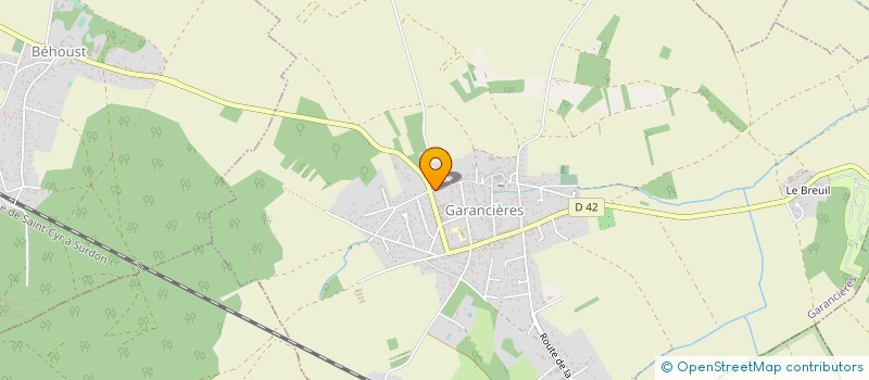 localisation de l'entreprise EXOJOULE  GARANCIERES